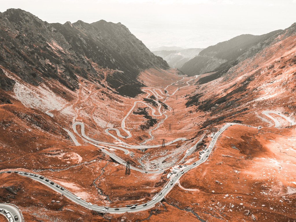 Foto der Gebirgsstraße